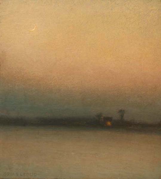 Ozias LEDUC - Paysage au crépuscule (c. 1910)