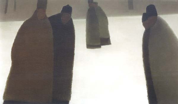 Jean Paul LEMIEUX - La promenade des pr�tres (1958)