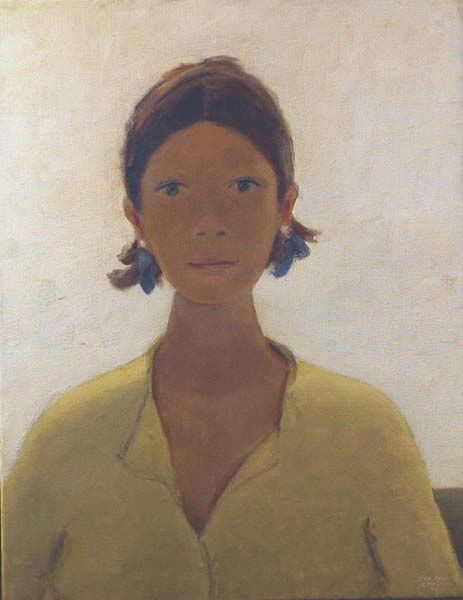 Jean Paul LEMIEUX - Portrait d'Anne (1972)
