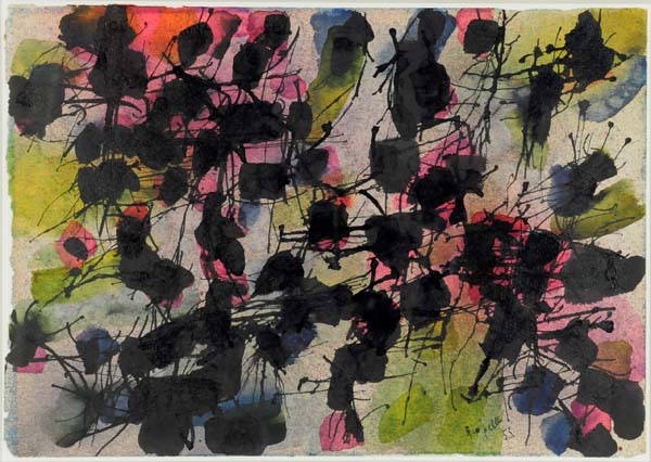 Jean-Paul RIOPELLE - Abstraction (1953)