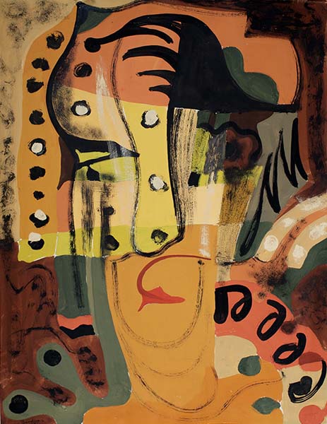 Abstraction no. 20 ou portrait de Mme B (1942) - Paul-Émile Borduas