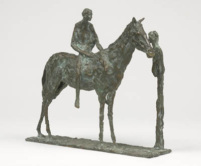 Horse rider & woman - Sylvia Lefkovitz