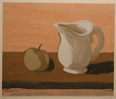 Stanley COSGROVE - Nature morte au pichet blanc