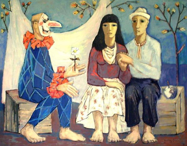Paul-Vanier BEAULIEU - Saltimbanque (1954)