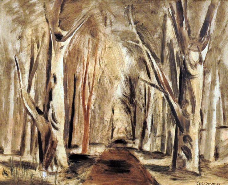 Stanley COSGROVE - Sunlit Forest Path (1952)