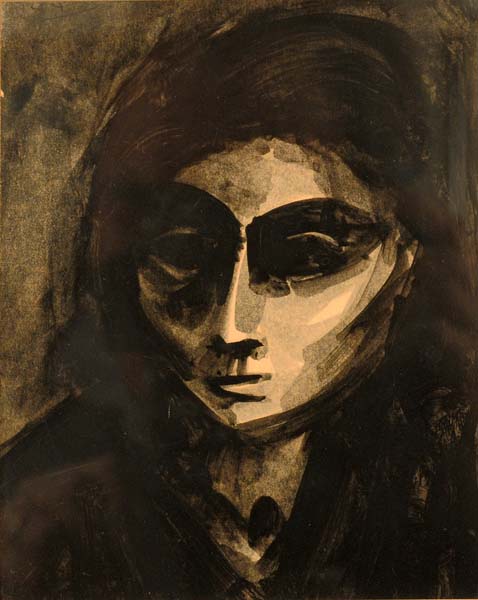 Portrait de femme (c. 1943) - Jacques de Tonnancour