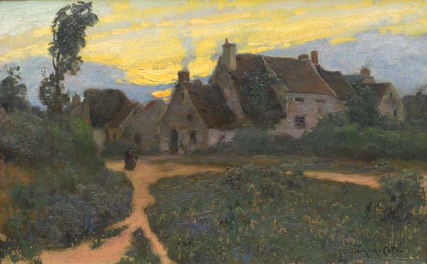 Village en Normandie (1906) - Marc Aurle Suzor-Ct