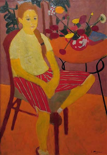 Jeanne RHéAUME - Portrait de la fille de l artiste (1959)