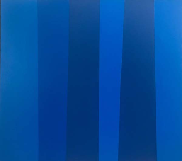 Guido MOLINARI - Quantificateur bleu (1988)