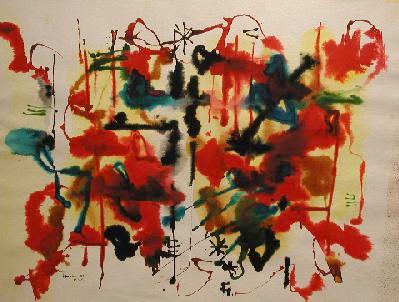 William RONALD - Abstraction 111, N.Y. (1955)