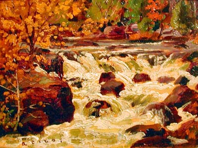 Robert PILOT - Trembling Waters near Sainte-Ad�le (c.1940)
