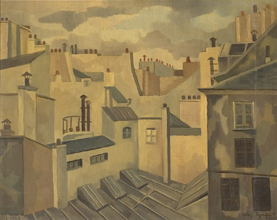 Solange LEGENDRE - Toits de Paris (1954)