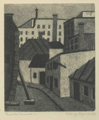 Solange LEGENDRE - Rue du Maure (1953)