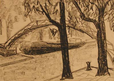 Solange LEGENDRE - Canal Saint-Martin (1954)