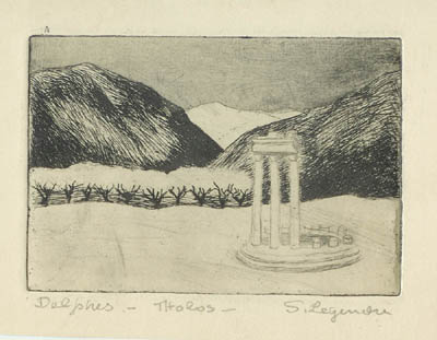 Solange LEGENDRE - Delphes- Ruine de La Tholos
