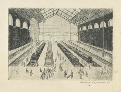 Solange LEGENDRE - Gare du Nord (1953)