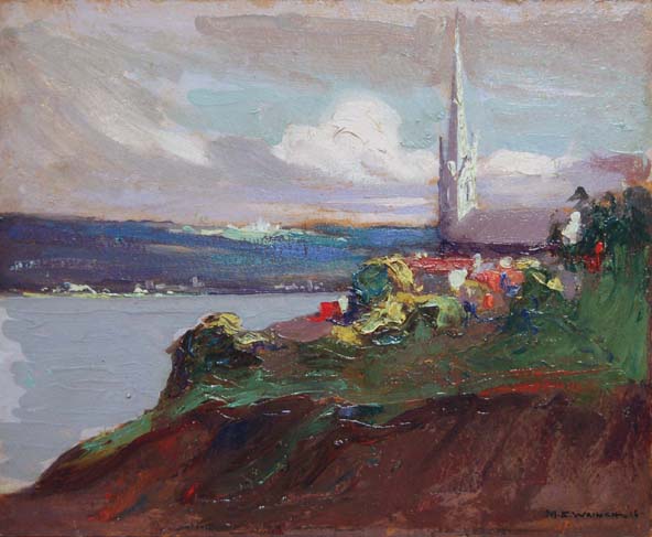 Sillery Steeple, Quebec - 1916 - - Mary Evelyn Wrinch