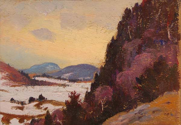 Robert PILOT - Paysage d'hiver
