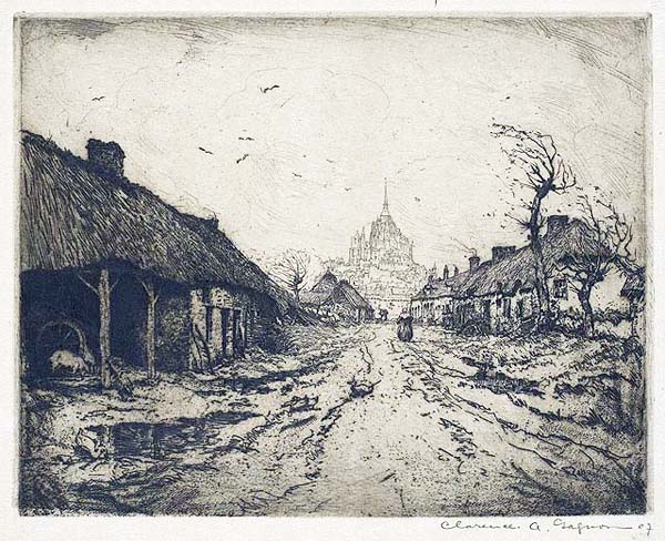 Clarence A. GAGNON - Mont St. Michel (1907)