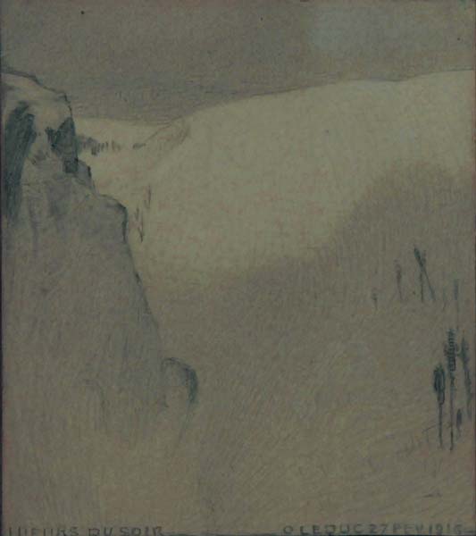 Ozias LEDUC - Lueurs du soir (1916)